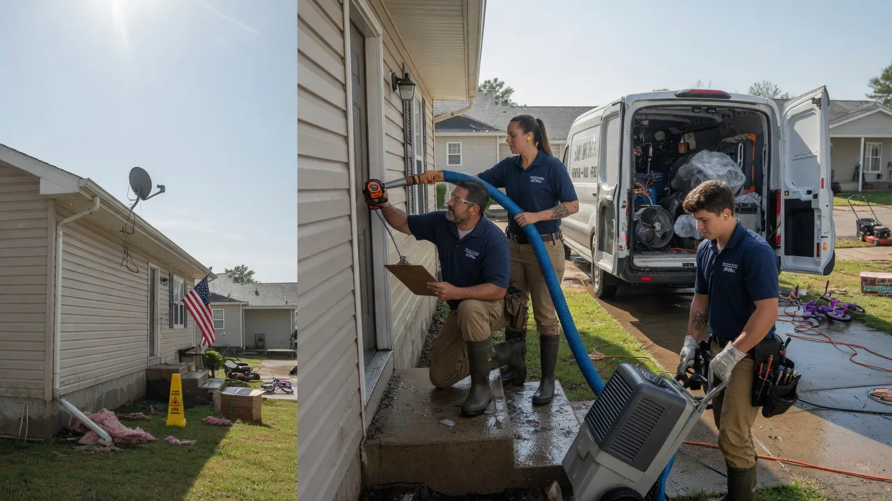 Ceiling Water Damage Restoration in Durand, WI near me